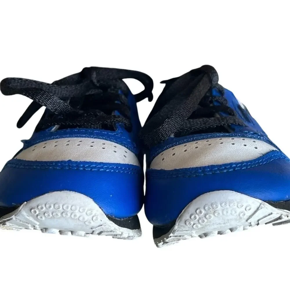 UEC Reebok Cordura Blue White Black Low Top Lace up Sneakers Baby Boys SZ 5